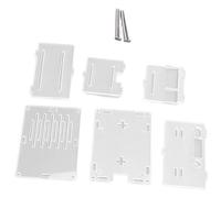 ZIXINNKC Boîtier pour 4 étuis de Protection en Acrylique Coque de Refroidissement pour Micro-Ordinateur avec Attaches