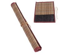 ZIXINNKC Brusque Brush Bamboo Sac à rouletage léger à l'épreuve de l'humidité 9pcs Pques de tissu pratiques Pack de rideaux Fournitures d'art