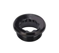 ZIXINNKC Cache-manivelle 20 mm en alliage d'aluminium M20, vis de fixation pour pédalier de vélo de route et VTT (Noire)