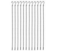ZIXINNKC Chaîne de Suspension de Plantes 12pcs Double Crochets 23 Pouces 3000g Suspension de Fleurs de Jardin