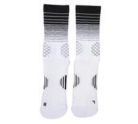 ZIXINNKC Chaussettes de Basket-Ball Masculin d'élite athlétique amorties Chaussettes d'équipe de Sport Respirant Anti-Glissement Grand 37-45 (Noir)