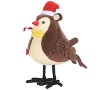 ZIXINNKC Décor de Table d'oiseau de Pâques Chapeau Rouge Bel Ornement de fenêtre d'oiseau de Pâques festif pour l'intérieur