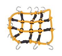 ZIXINNKC Filet à Bagages élastique RC Simulation Filet de Porte-Bagages RC avec Crochet pour Voiture télécommandée Jimny (Jaune)