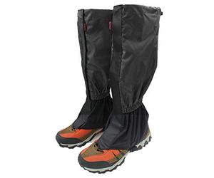 ZIXINNKC Guêtres d'extérieur, Manchons de Protection pour Jambes, Manchons de Mollet pour l'escalade, la Neige, la Marche dans Le désert, Le Cyclisme, imperméables et