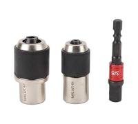 ZIXINNKC Kit de 3 douilles de taraud réglables, entraînement carré 3/8", extracteur de tarauds à mâchoires réglables avec adaptateur