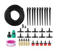 ZIXINNKC Kit d'irrigation Goutte-à-Goutte Automatique 10 m système de buse de pulvérisation d'arrosage pour Serre de Jardin