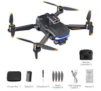 ZIXINNKC Mini quadrirotor pour Enfants avec caméra HD 8K, télécommande Pliable, Jouets Cadeaux pour garçons et Filles avec Moteur sans balais, contrôle gestuel, Maintien (-1)
