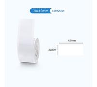 ZIXINNKC Papier d'étiquette de câble thermique pour imprimante d'étiquettes D101 Code à barres Prix Taille Étiquettes de nom Étanche Résistant à la déchirure 25 x 60 mm 110 (3)