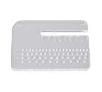 ZIXINNKC Plaque d'aide à la perforation du cuir, extracteur de poinçonnage multifonctionnel en cuir acrylique de 4 mm d'épaisseur