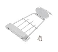 ZIXINNKC Pont de Cordier Trapèze de Guitare à 6 Cordes Pont de Cordier de Trapèze en Métal Réglable pour Pièces de Guitare Archtop Jazz Bass