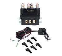 ZIXINNKC Relais de treuil électrique 250A Contacteur de relais de solénoïde de treuil à bobine en laiton pour ATV 12V