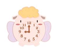 ZIXINNKC Teething Chew Toy Baby Gum Relief Cute Cartoon Sheep Alarm Clock Shaped for Babies 0-12 Months
