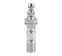 Zixinz-Vis cylindriques Boulon en Titane M10 Pas 1,0/1,25 Bride Tuyau d'huile Double Trou Embrayage purgeur vis for étrier de Moto, Résistance à la Corrosion(Bronze,Pitch 1.0mm)