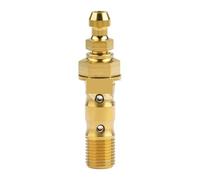Zixinz-Vis cylindriques Boulon en Titane M10 Pas 1,0/1,25 Bride Tuyau d'huile Double Trou Embrayage purgeur vis for étrier de Moto, Résistance à la Corrosion(Brown,Pitch 1.25mm)