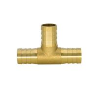 Zixinz-Vis cylindriques Raccord cannelé en laiton for tuyau 2, 3 ou 4 voies for tuyau de 4 à 19 mm, tuyau pneumatique for air et eau Résistance à la corrosion(Silver,8MM_1 PC)