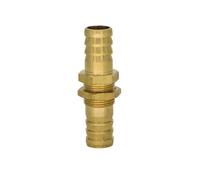 Zixinz-Vis cylindriques Raccord cannelé en laiton for tuyau 2, 3 ou 4 voies for tuyau de 4 à 19 mm, tuyau pneumatique for air et eau Résistance à la corrosion(Tan,6MM_1 PC)