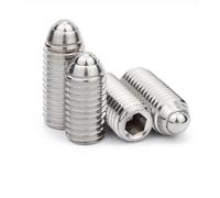Zixinz-Vis cylindriques Vis à tête cylindrique à Six pans Creux en Acier Inoxydable 304, à Ressort Allen, sans tête, M2,5 M3 M4 M5 M6 M8 M10 M12 M16 Résistance à la Corrosion(40mm,10pcs M5)