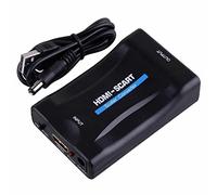 Ziyan Convertisseur HDMI vers Péritel AV Scaler Convertisseur Adaptateur 720p/1080p HD TV HDCP