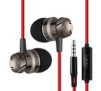 Ziyan Écouteurs intra-auriculaires + microphone pour Huawei Samsung HTC Bass Sound