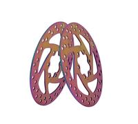 ziyany Disque de Frein 140 mm Compatible avec Les trottinettes électriques Kukirin G2 Pro/G2 Max, Freins à Disque colorés, Disque en Acier Inoxydable avec 6 vis(2PCS)