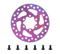 ziyany Disque de Frein de 120 mm Compatible avec Les trottinettes électriques Ninebot Max G3 ZT3 ZT3Pro. Disque de Frein résistant à l'usure, 6 Trous, en Acier Inoxydable.(Colorful)