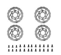 ziyany Disque de Frein en Acier Inoxydable 140 mm Compatible avec KUGOO Kirin G2 Master/G3/G4 - Pièces de Rechange for disques de Frein (1/2/4/6 pièces)(4pc)