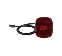 ziyany Feu arrière Compatible avec Ninebot ZT3 Pro G3 F3 E3, feu de sécurité for Scooter électrique, Garde-Boue arrière, feu Stop, pièces de Lampe LED