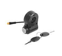 ziyany Interrupteur d'accélérateur à 3 Broches Compatible avec la Trottinette électrique KUGOO KuKirin G2 Pro Kirin G2 Max, Interrupteur de Verrouillage de Porte électrique avec clé