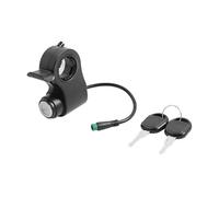 ziyany Poignée d'accélérateur 5 Broches Compatible avec Les trottinettes électriques Kukirin G2 Pro / G2 Max, Interrupteur d'accélérateur, Verrouillage électrique avec clé de Rechange