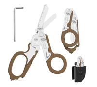 Ziyero Pince Multifonction en Acier Inoxydable avec Structure Autoverrouillée Parfait Pince Multifonctions en Acier Inoxydable, Outil avec Ciseaux Améliorés pour Extérieur, Survie, Camping, Randonnée