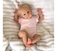 ZIYIUI Bébé Reborn Poupée Réaliste Dolls Corps en Tissu Doux Baby 18 Pouce Nouveau-né Bebe Reborn Fille Poupee Enfants Jouets 46 CM