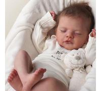 ZIYIUI Poupée Reborn Fille Poupee Reborn Realiste Silicone bébé Poupée Vrai Poupon on dirait Un Vrai bébé Baby Dolls Fille Ouvrez Les Yeux Enfant Toddlers Réincarnées Nouveau-né 20 Pouces