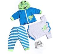 ZIYIUI Poupée Reborn - Vêtements - Jouets - Poupée de simulation pour enfants - Jolie barboteuse blanche - Accessoires de décoration pour poupées de 50,8 à 55,9 cm