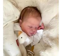 ZIYIUI Poupées Reborn Réalistes Garcon 19 Pouces Poupée Réaliste pour Tout-Petit Poupée de Bébé Nouveau-né Dormant dans la Vraie Vie Qui Ressemblent à de Vraies Poupées Réalistes Corps Doux