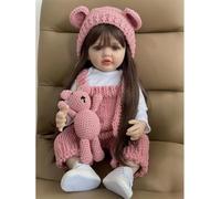 ZIYIUI Réaliste Poupée Reborn 22 Pouces 55cm Réaliste Bebe Reborn Silicone Plein Corps Lifelike Mignon Nouveau-né Reborn Baby Dolls Garçon Fille Jouets