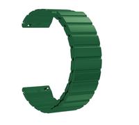 ZIYIWANG Bracelet de montre à fermoir magnétique en Silicone, Compatible avec les largeurs d'oreilles 16mm, 18mm, 20mm et 22mm, détachable rapidement, résistant l'eau, souple(Army Green,20mm)