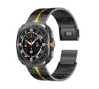 ZIYIWANG Bracelet de montre en acier inoxydable haut gamme, compatible avec les montres 47 mm, compatible séries 7 et 8, fermeture magnétique for usage professionnel(Black Gold)