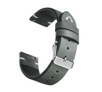 ZIYIWANG Bracelet de montre universel en cuir vieilli, 18 mm, 19 mm, 20 mm, 22 mm, style rétro, avec boucle à dégagement rapide, accessoire for montre homme(Grey,19mm)