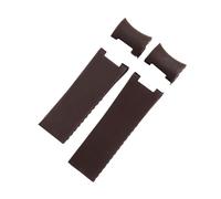 ZIYIWANG Bracelet incurvé en caoutchouc de silicone de 22 mm, compatible avec les bracelets 266 33 263 33, noir, bleu et marron(03 no metal)