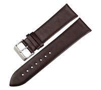 ZIYIWANG Le bracelet en cuir est compatible avec le fermoir exquis des montres multimarques et constitue un accessoire universel for hommes femmes(Dark Brown,14mm)