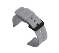 ZIYIWANG Quick release Silicone Strap Waterproof Rubber 14mm To 24mm(Gray black,20mm)
