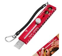 Ziynluks Règle de Précision - Guide Horizontal Magnétique | Outils de Tracé pour le Travail du Bois avec Échelles Métrique et Impériale - Pour Mesure Détail Traçage Travail Découpe Marquage