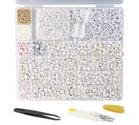 Ziyonix 1400+ Pcs Perles pour Bracelets PERLE LeTTres AlphabET A-Z Perles Plate ALPHABET PERLE Dorées Lettre Perle Acrylique ALPHABETS pour DIY Fabrication de Bijoux Bracelets Colliers