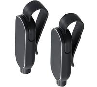 Ziyonix 2 Pièces Marteau de Sécurité pour Voiture, 2-en-1 Marteau Brise Vitre Voiture et Coupe Ceinture, Brise Vitre Coupe Ceinture, Cutter Accessoires Auto pour Voitures et Bus (Noir)