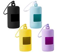 Ziyonix 4 Pièces Sac a Caca pour Chien, Ramasse Crotte pour Chien Distributeur de Sacs à Déjections Canines pour Chiens