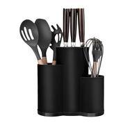 Ziyonix Blocs à Couteaux Vides Universel, Rangement Ustensiles Cuisine Support à Couteaux de Cuisine Détachable Range Couteaux avec Fentes pour Gain Place Couteaux