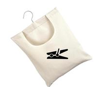 Ziyonix Panier Pince à Linge a Suspendre Sac de Rangement pour Pinces à Linge Support Porte Épingle, 32 x 28 cm