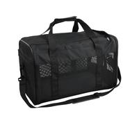 Ziyonix Sac de Transport pour Chat Chien, Caisse Transport Chat Chien Respirant et Pliable avec Coussin en Peluche Amovible Cage Transport pour Chats et Chiens Jusqu'à 10 kg, 44 x 27 x 28 cm (Noir)