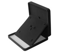 Ziyonix Velours Bijoux Ensemble Boîte, 19 x 19 x 4 cm Cadeau Pendentif Boîte Ensemble de Bijoux en Velours Pelucheux Boîtes à Bijoux et Présentoirs pour Bijoux Pendentif D'Emballage (Noir)