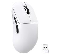 ZIYOU LANG×Magic-Refiner AJ199 Kabellose Gaming-Maus Tri-Mode 24K DPI | 49g Leicht, PAW3311 Sensor, 1000Hz Polling, 600mAh wiederaufladbar, 2.4G Bluetooth Wired, PC/Mac/Laptop, White